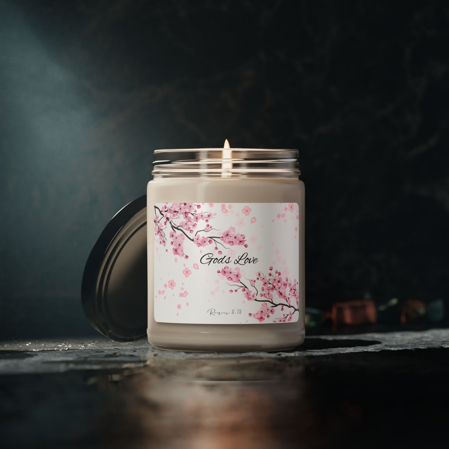 Gods Love Romans 8:38 Soy Candle