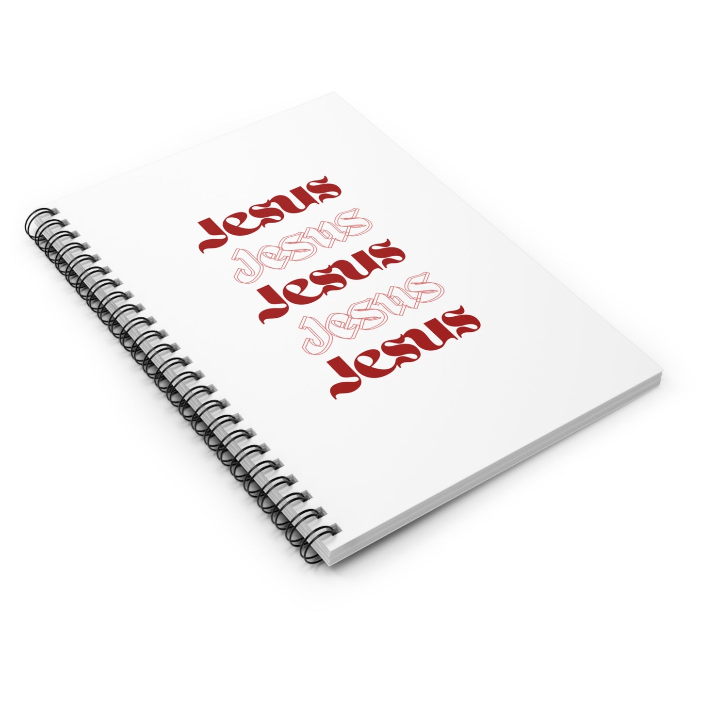 Notebook - Red Jesus Design