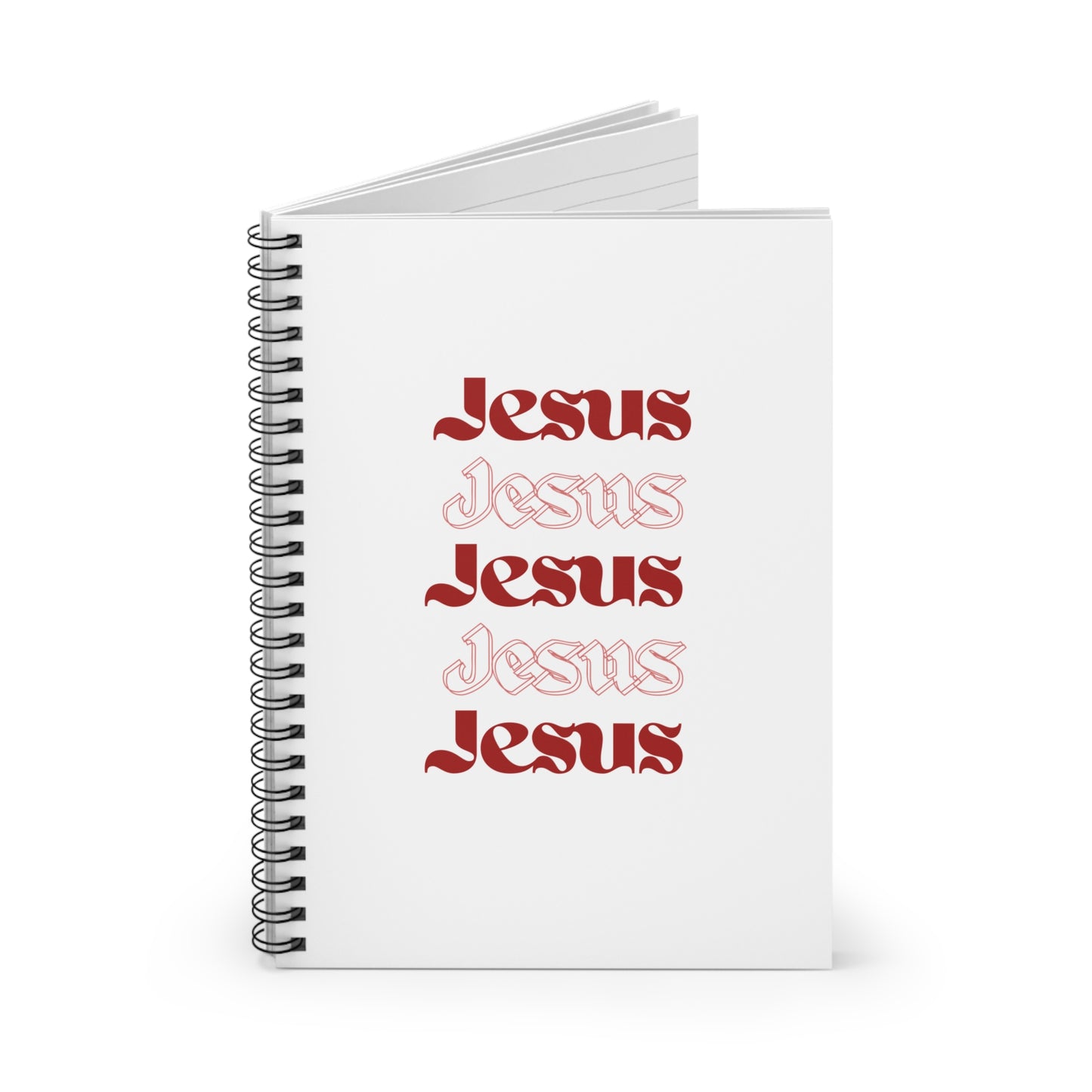 Notebook - Red Jesus Design