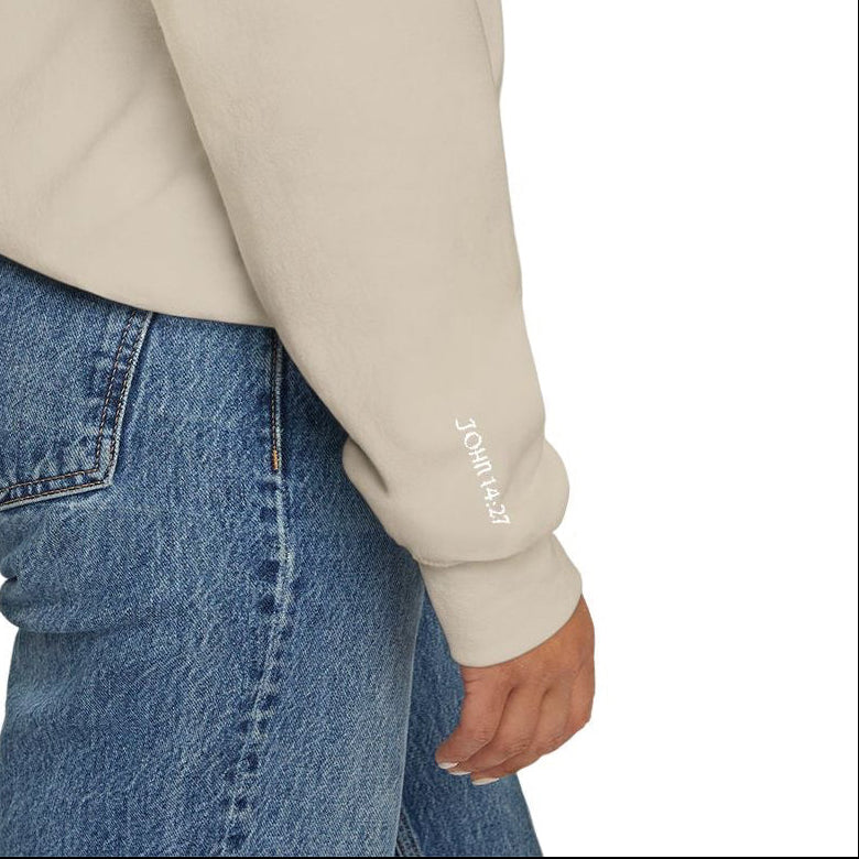 Embroidered Jesus Is King Sweatshirt