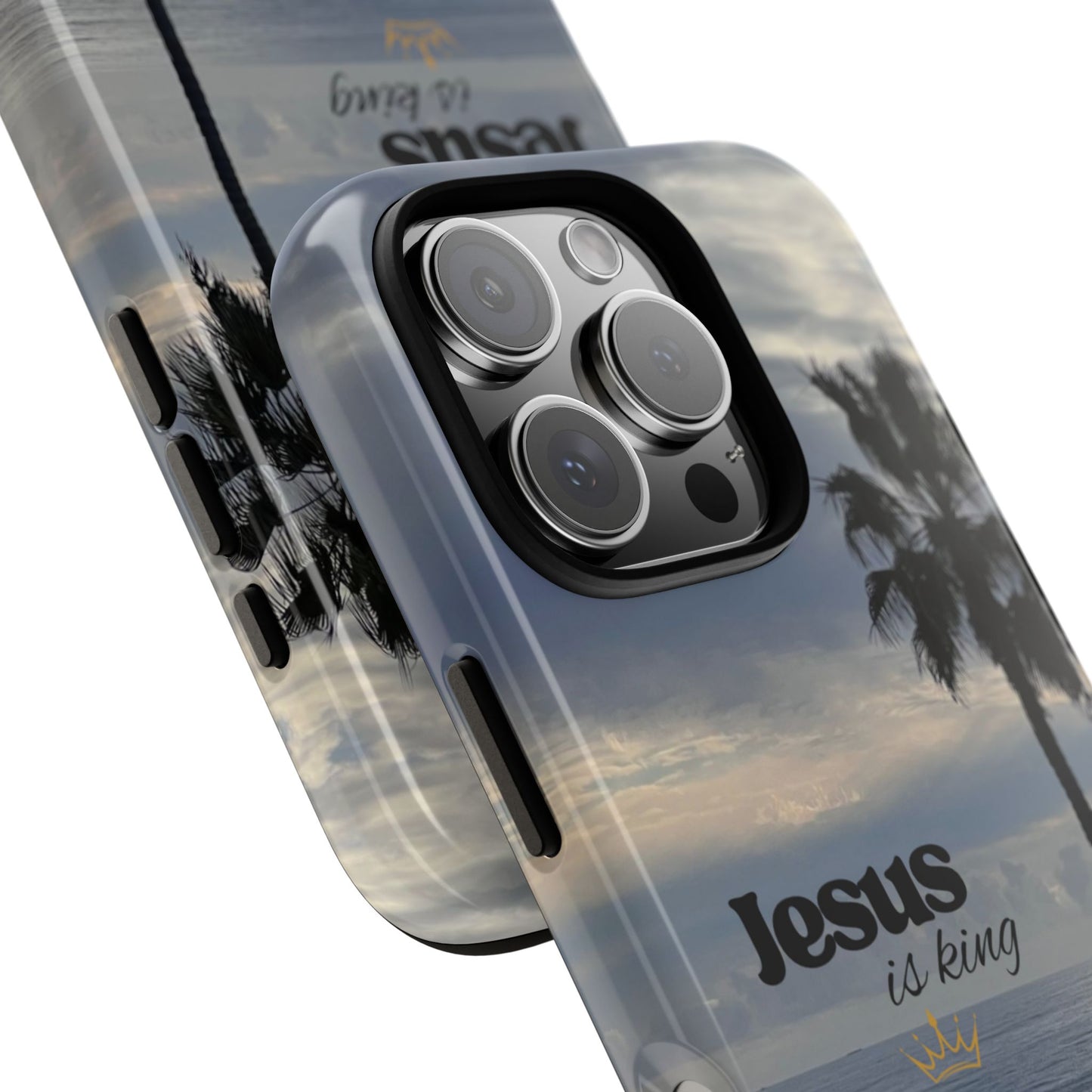 Jesus is King Beach Design Tough Case