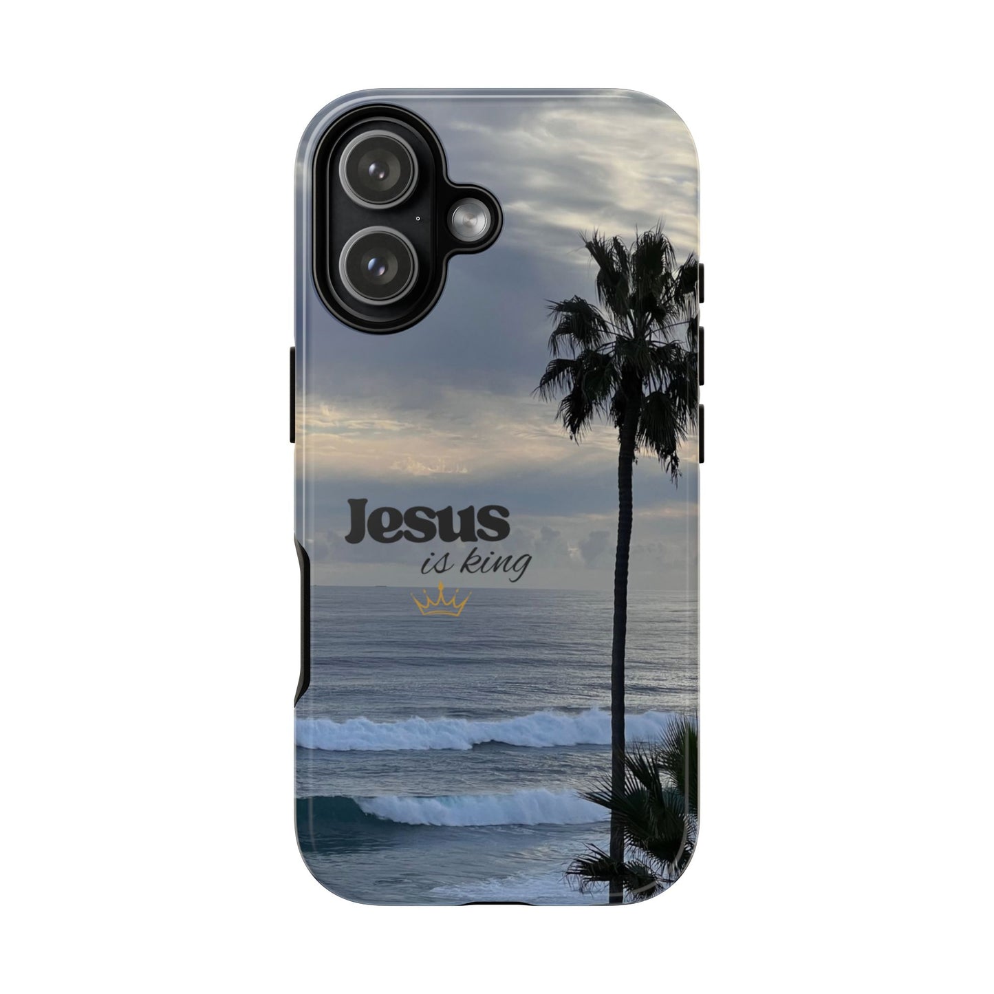 Jesus is King Beach Design Tough Case