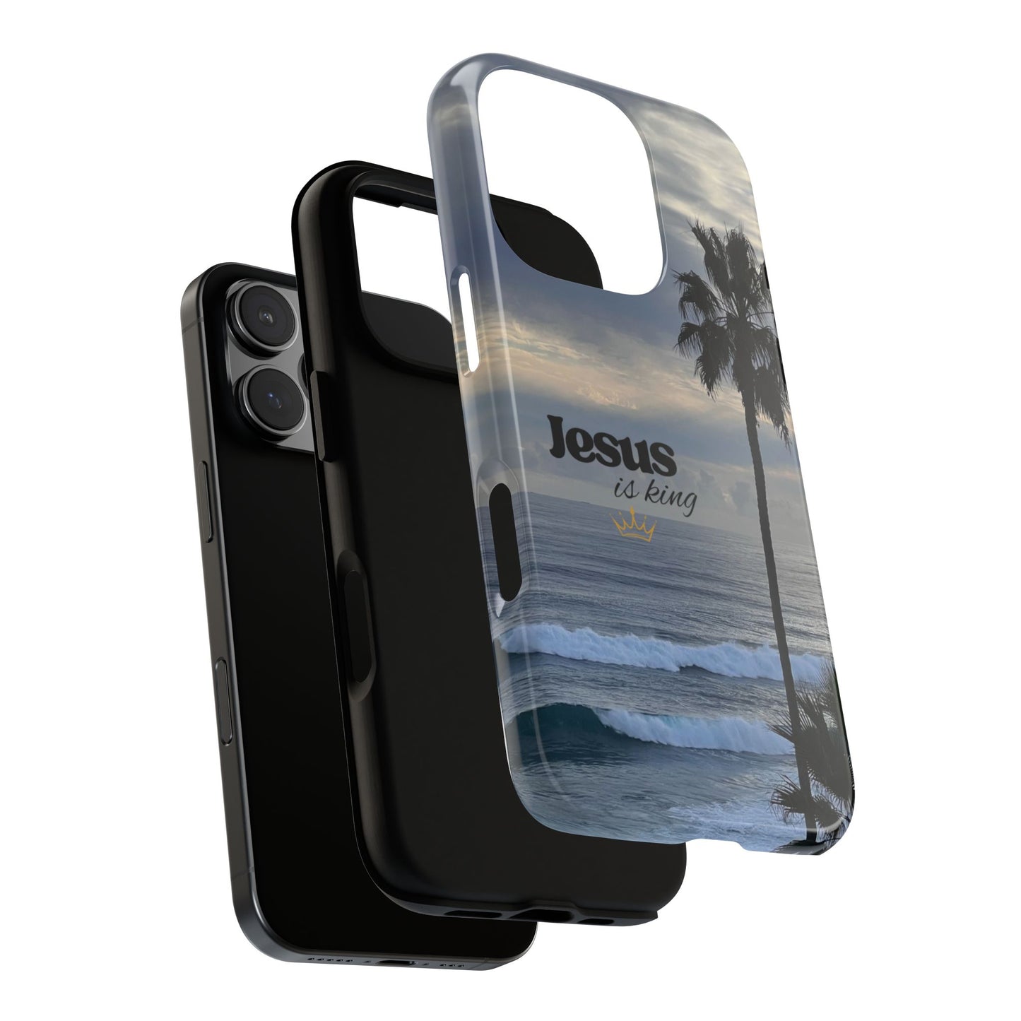 Jesus is King Beach Design Tough Case