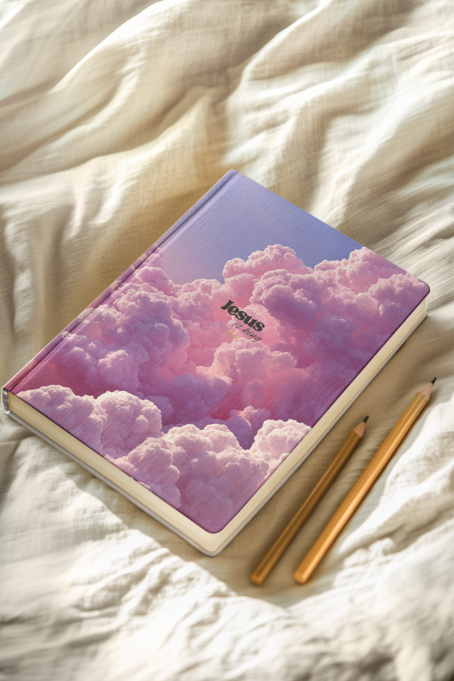 Jesus is King - Cloud Hardcover Journal