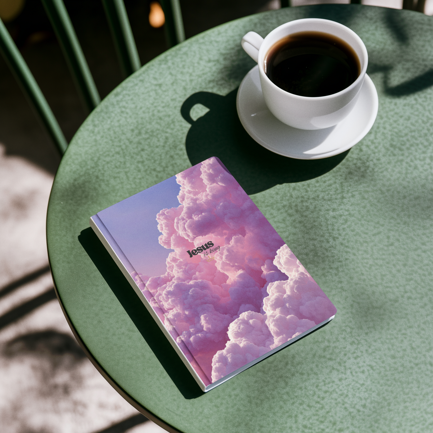 Jesus is King - Cloud Hardcover Journal