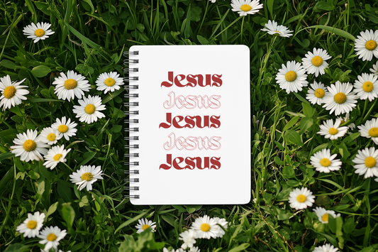 Notebook - Red Jesus Design